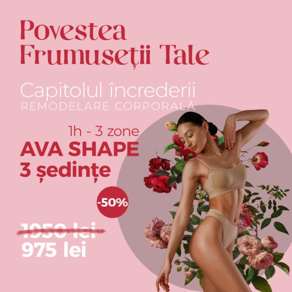 Pachet 3 sedinte AVA SHAPE 60 min Women’s Day